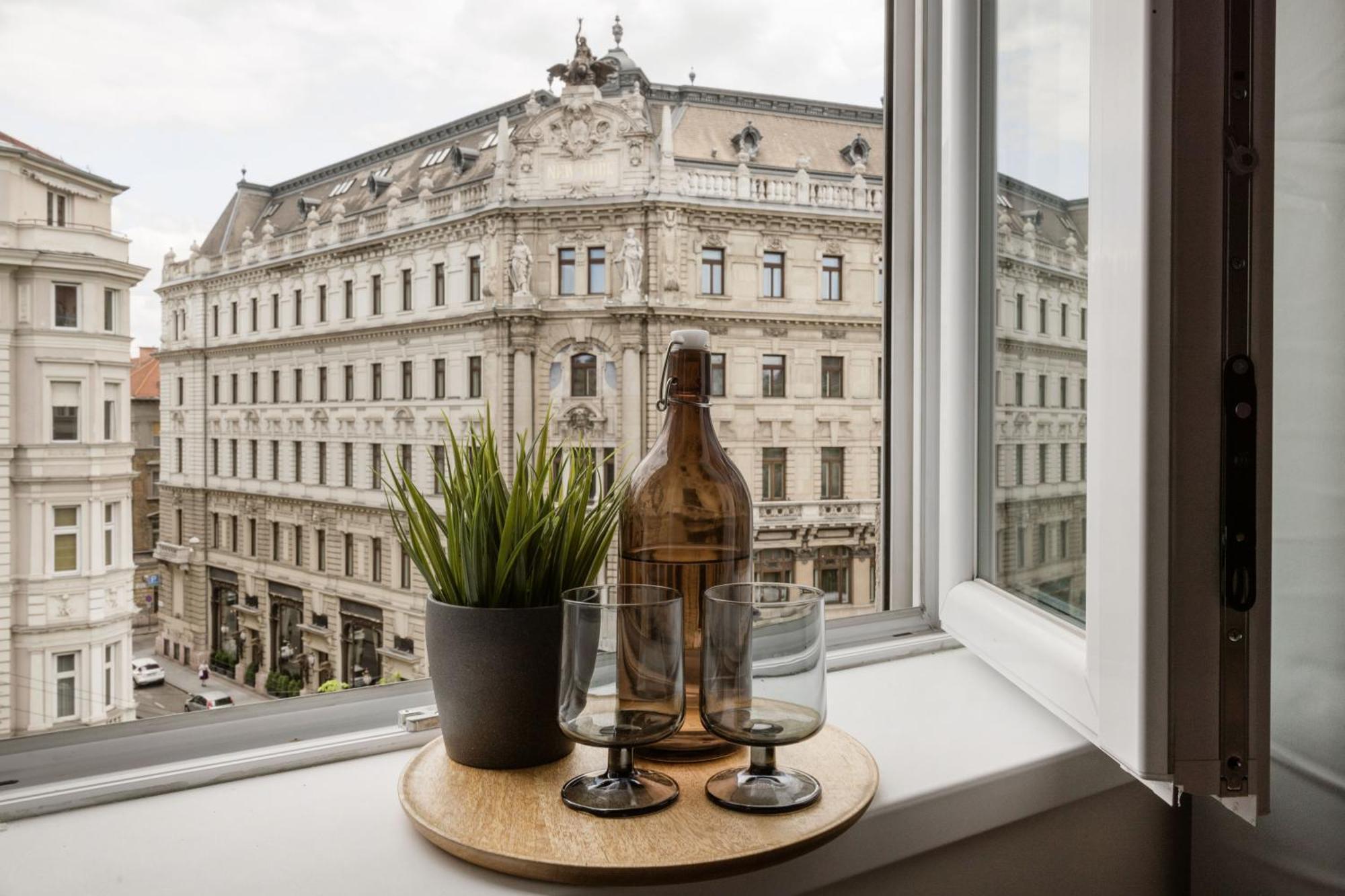 Casadeco Budapest Apt-Stunning New York Cafe View Exteriér fotografie